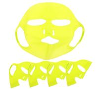 DEARMAMY 5 Pièces Porte-masque En Silicone Réutilisable Et Extensible Couverture De Masque Hydratant Pour La Peau Empêche L'évaporation De L'essence Convient À Types De Peau