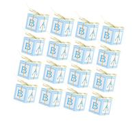 DEARMAMY 50 Boîtes Boite De Bonbons Petites Boîtes Fille Conteneurs De Bonbons Faire La Fête Service Boîtes à Bonbons Tout Petit Traiter Toi Mariage Coffrets Papier Bleu