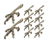 DEARMAMY 50 Breloques en Alliage de Zinc Forme Griffes D’oiseau Vintage, Accessoires Bijoux Diy, Pendentifs Rétro pour Création Artisanale, Décoration Fête et Projets Créatifs