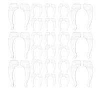 DEARMAMY 50 paires Crochet Oreille Lunettes Silicone Antidérapant Grip Protection Confortable Maintien Sécurisé pour et Soleil Transparent Large