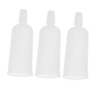 DEARMAMY 50 Pièces Mini Ouvre-flacon Mini Flacon De Fond De Teint Bouteilles Vides Pour Liquide Pompe Distributeur Bouteille Pousser Vers Le Bas Mini Bouteilles Ouvre-flanc Blanche Type