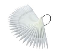 DEARMAMY 50 Pièces Palette De Faux Ongles Gel Présentoir à Ongles Éventail Planches De Pratique Pour Et Apprentissage