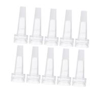 DEARMAMY 50pièces Bouchon De Flacon Essence Bouchon Transparent Forme De Corne Pour Flacon De Sérum Pour Échantillon