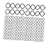 DEARMAMY 50pièces Épingles à Cheveux Spirales Torsadées Avec Pointes Rondes Lot De Accessoires Pour Cheveux Pour Chignons Et Coiffures