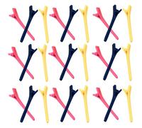 DEARMAMY 50pièces Pinces De Coiffure Plastique Pinces Crocodiles Pratiques Pour Cheveux Outil De Coiffure Léger Et Robuste Pour Salon Personnel