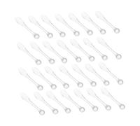 DEARMAMY 50pièces Spatule à Maquillage Pour Soin Du Visage Cosmétique Doseuse Applicateur De Crème Visage Réutilisable