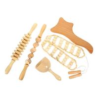 DEARMAMY 5pièces Bâtons De Massage Outils De Massage Traditionnels Pour Points De Pression Mains Relaxation Musculaire Et Détoxification