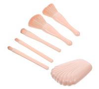 DEARMAMY 5pièces Coffret De Maquillage Avec Étui Pinceaux Pour Fards à Paupières Outils De Beauté Facile à Nettoyer