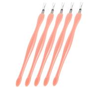 DEARMAMY 5pièces Poussoir à Cuticules Repousse-cuticules Outil De Manucure Pour Ongles Fournitures De Manucure Vrac