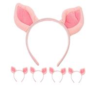 DEARMAMY 5pièces Serre-tête Oreilles De Cochon Pour Cosplay Coiffure Pour Fête Accessoire Pour Visage Design Mignon