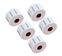 DEARMAMY 5rouleaux Lot De Bandes De Cou Papier Jetable Bande De Cou De Barbier Pour Coiffure Et Soins Capillaires