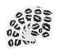 DEARMAMY 6 Feuilles Fournitures pour la maison temporaire tache sur les lèvres fausses lèvres Bouilloire théière cafetière chaudière à eau de cuisine Papier