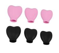 DEARMAMY 6 Pcs Portable Maqueur Silicon Covers De Fournal Des Courtes De Tourne
