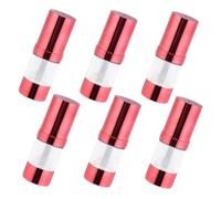 DEARMAMY 6 Pièces Bouteille cosmétique vide bouteilles de voyage vides taille récipient de toilettes bouteilles de cosmétiques en plastique bouteille de lotion vide pp rouge