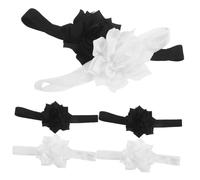 DEARMAMY 6 Pièces Elastic Floral Hairbands Comfortable Accessories For For First Birthday Celebrations