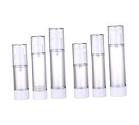 DEARMAMY 6 Pièces Embouteillée spray bottle bouteille spray gourde voyage rechargeable distributeur bouteilles de maquillage de voyage bouteille de maquillage de voyage Plastique blanche