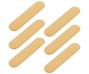 DEARMAMY 6 Pièces Entretoise de Micro pour Guitare Simple Bobinage Dorée en Abs, Lot de Installation Facile pour Réparation et Réglage de Micros Guitare Électrique