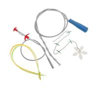 DEARMAMY 6 pièces Kit de Bâtons Flexibles pour Débouchage Canalisation Outils Résistants pour Évier Salle de Bain et Cuisine Nettoyage des Drains et Canalisations