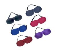 DEARMAMY 6 Pièces Masque des yeux du sommeil plaques oculaires Masques oeil pour dormir oeil de satin pour dormir patch yeux cache-oeil bandeau de mode