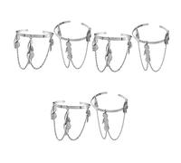 DEARMAMY 6pièces Bracelet De Bras Avec Design Bijou Féminin Chaîne Accessoire De Mode Élégant Pour Occasions Spéciales Et Quotidien