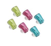 DEARMAMY 6pièces Housse De Protection pour Brosse à Dents à Ventouse Lot de Housse De Protection Murale pour Brosse à Dents Accessoires De Salle De Bain