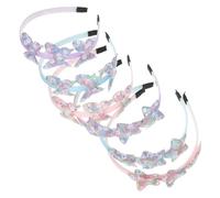 DEARMAMY 6pièces Lot De Bandeaux à Paillettes Fines Bandeaux Pour Femme Et Adolescentes Parties Anniversaire