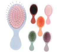 DEARMAMY 6pièces Lot De Petites Brosses Pour Cheveux Bouclés Et Épais Démêlantes Pour Cheveux Mouillés Et Secs Pour Voyage Et Maison