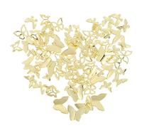 DEARMAMY 70 Pièces Breloques Pour Ongles Décorations De Manucure Motifs Ailés Accessoires Nail Art Diy