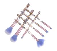 DEARMAMY 7pièces Set De Pinceaux Maquillage Pour Fard à Paupières Outils Cosmétiques Pour Yeux Pinceaux Compacts Et Portables Pour Maison Fournitures De Maquillage