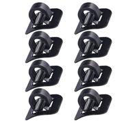 DEARMAMY 8 Pièces Guide de Câble Vélo Route et VTT avec Clips en C et Base Adhésive, Fixation Aluminium Léger Compatible Câble de Dérailleur et Gaine de Vitesse, Accessoire Vélo Pratique