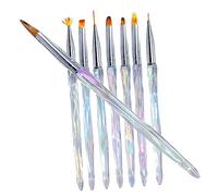 DEARMAMY 8pièces Lot De Pour Nail Art Manucure Et Peinture Pour Dessiner Motifs Et Pointillage Ongles
