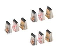 DEARMAMY 9pièces Carnet De Collage Créatif Cahier Décoratif Compact Pour Planification Et Notes Pour Travail Journal Personnel Matériau Et Léger Style Aléatoire
