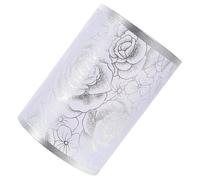 DEARMAMY Abat-Jour Cylindrique en Tissu Motif Roses Diamètre 14 CM X Hauteur 20 CM Compatible Douille E27 Abat-Jour Multifonction pour Lampe de Bureau et Lampadaire Housse de