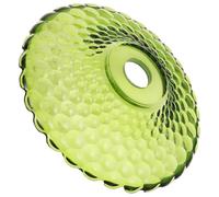 DEARMAMY Abat-Jour Vintage en Verre Vert Foncé Plat 35 MM Accessoire pour Lampe de Table et Lampadaire Abat-Jour Rond Suspendu Luminaire Décoratif pour Salon et Bureau