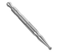 DEARMAMY Acupuncture Manuel Acier Inoxydable pour Métallique de Points Acupuncture Double Extrémité Outil de Thérapie Pratique pour Soulagement Tensions Faciales