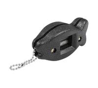 DEARMAMY Affûteur de Patins à Glace Double Noyau Diamant, Outil Réglable pour Lames de Hockey et Patinage Artistique, Antidérapant Noir Chaînette Porte-clés, Accessoire Couleur Aléatoire