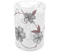DEARMAMY Anti-fantôme Abat-jour en Tissu pour Lampadaire Abat-jour Cylindre Élégant et Moderne Protection contre la Lumière pour Maison Bar Hôtel 20 x 14,3 x 14,3 cm