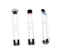 DEARMAMY Appareil De Massage Oculaire Électrique Outil De Soins Des Yeux Masseur Anti-âge Et Anti-rides Blanc