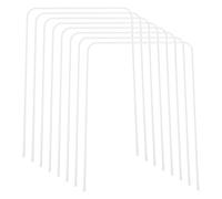 DEARMAMY Arceaux Métalliques de Croquet 8 Pièces Piquets de Sol Crochet pour Jeux Extérieurs en Pelouse, Installation Rapide sans Outil pour Familles et Jardins