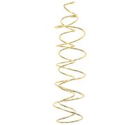 DEARMAMY Attrape-Rêves en Anneaux Métalliques Dorés Spirale Cadre Artisanal DIY Compact Léger Cercle Décoratif pour Fabrication D’Attrape-Rêves et Carillon Éolien Accessoire Créatif