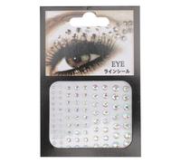DEARMAMY Autocollants brillants Visage et Corps Acrylique Bijoux Temporaires Réutilisables Décoration Sécurisée pour Yeux Front Joues et Corps
