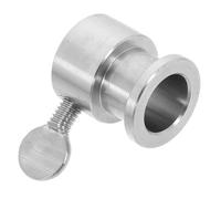 DEARMAMY Bague de Broche de Rôtisserie en Acier Inoxydable 19x25x14 Mm, Limiteur de Rotation pour Barbecue, Accessoire Poids Contrepoids pour Gril, Équilibrage Sûr et Cuisson Uniforme