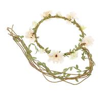 DEARMAMY Bandeau De Femme Fleurs Accessoire De Mariage Et Photographie Pour Décoration De Tête Chrysanthème Bandeau Floral Élégant