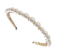 DEARMAMY Bandeau de Perles pour Femme Élégant pour Mariage et Occasions Spéciales Design Raffiné