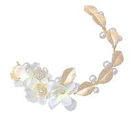DEARMAMY Bandeau En Tissu Couronne Bandeau De Mariée Accessoire De Cheveux De Mariage Vigne De Cheveux Pour Demoiselle D'Honneur Accessoires De Cheveux Bandeaux De Cheveux En