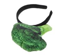 DEARMAMY Bandeau Pour Femme En Tissu Forme Brocoli Amusant Taille Unique Bandeau Pour Cheveux Éclatant Accessoire Coiffure Végétal Fête Et Spa Le Visage