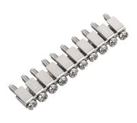 DEARMAMY Barette de Connexion Électrique Fixe pour Bornier de Terminal Insert de Pontage Compact et Bloc de Raccordement et Mise Terre pour Rails Din