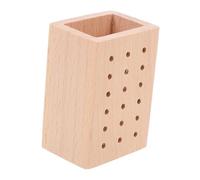 DEARMAMY Bloc Porte-fraises Bloc De Rangement Pratique Bois Organisateur Outils Rangement Pour Forets Organisateur Outils Pour Salon De Manucure