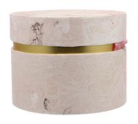 DEARMAMY Boîte 1 Pièce bonbonnière ronde surprendre Mariage heureux déjeuner wedding decorations party box boite dragées box carton bonbon boite cas de bonbons porte-bonbons papier rose
