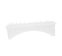 DEARMAMY Boîte 1 Pièce Peigne à Limite De Cheveux Peigne Tondeuse Peignes Porte-tondeuse Universel Porte-peigne Portable Organisateur D'outils De Cheveux Blanche